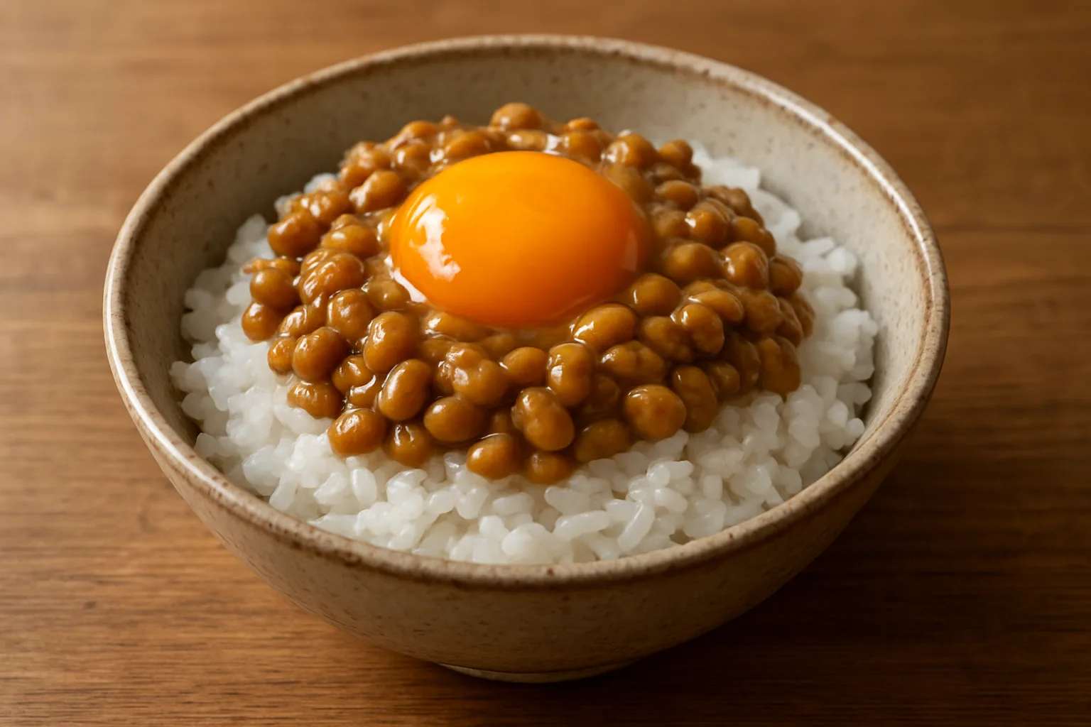 納豆たまご丼の料理イメージ